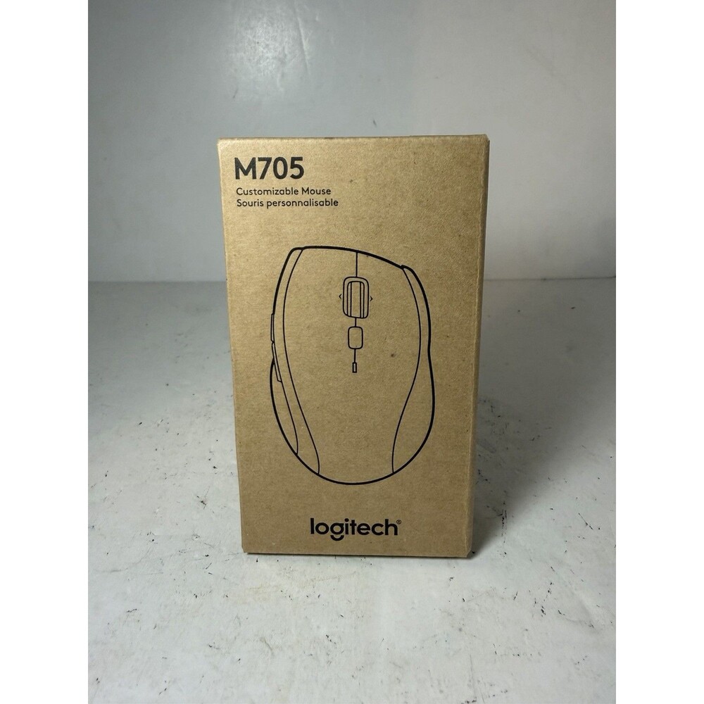 Logitech M705 Wireless USB Optical Mouse 1000 DPI 5-Button Programmable New